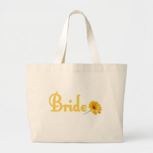 Frühlingshügel Tote Beutel Gelbe Blume Jumbo Stoffbeutel