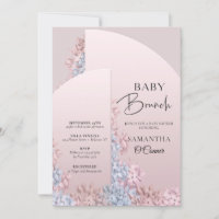 Frühlingshühner Rosa Dusty blauen Blüten Baby Brun