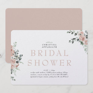 Frühlingshühner Rose Runded Brautparty Einladung