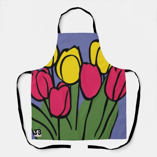 Frühlingshuppen Schürze (Vorderseite)