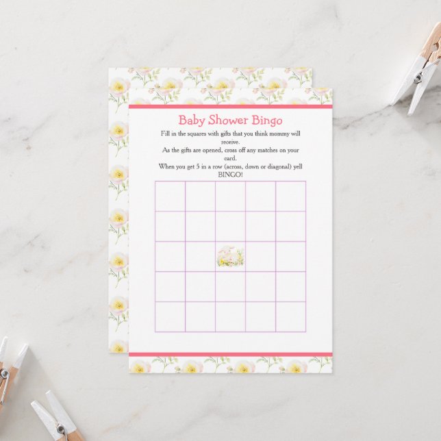 Frühlingshüte Einladung (Vorderseite/Rückseite Beispiel)