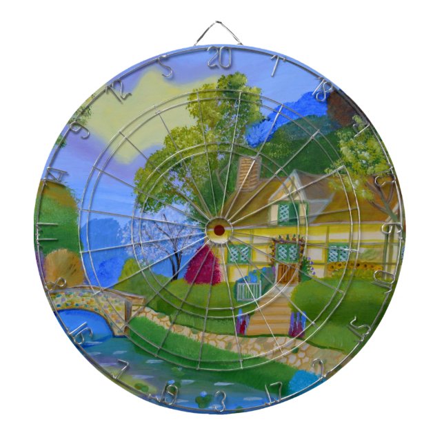 FrühlingsHütte Dartscheibe (vorne)