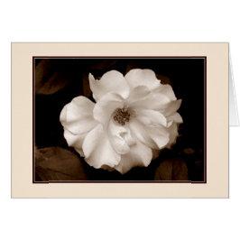 "Frühlingskarte (Sepia)" Grußkarte