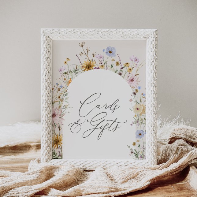 Frühlingskarte Wildblume Kinderduschkarten und Ges Poster (Von Creator hochgeladen)