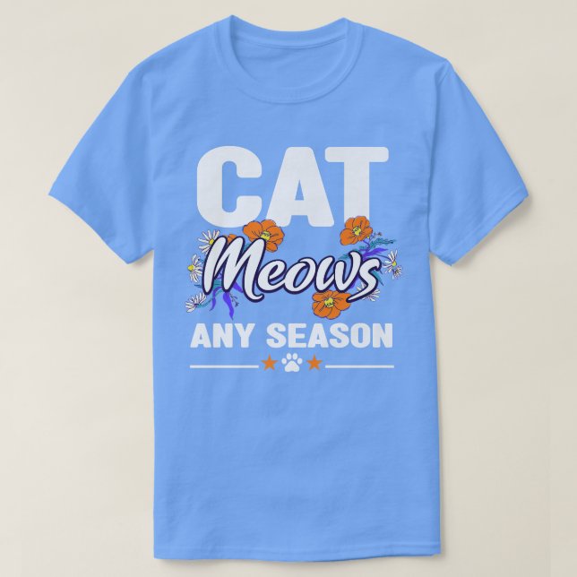 Frühlingskatzen Haustier Starke Gärtnerei Witzige  T-Shirt (Design vorne)