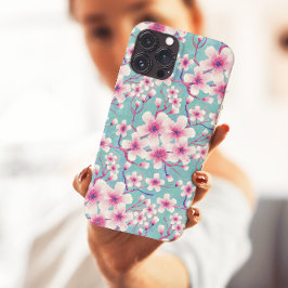 Frühlingskirsche blüht grün Case-Mate iPhone hülle