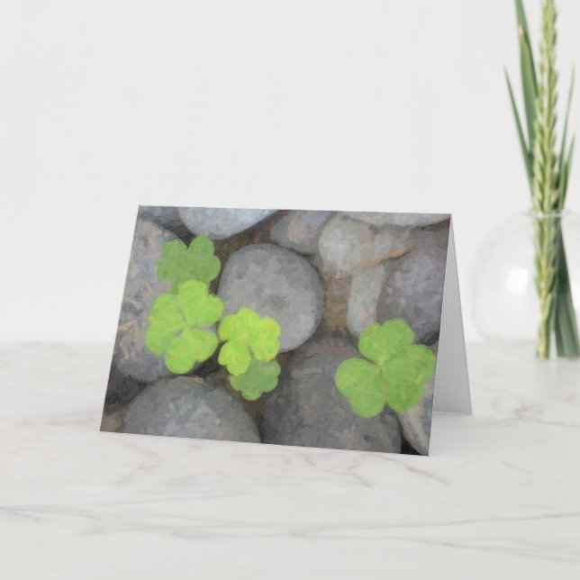 Frühlingsklebekarte Karte (Vorderseite)