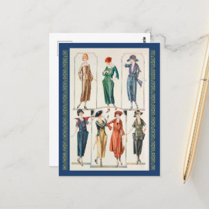 Frühlingskleidung. (1920) postkarte