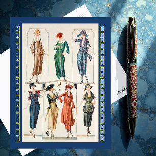 Frühlingskleidung. (1920) postkarte