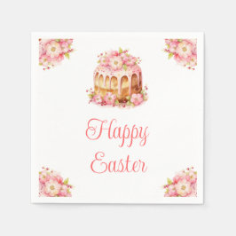 Frühlingskuchen Ostern Brunch Serviette