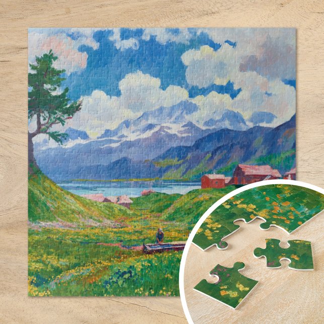 Frühlingslandschaft | Giovanni Giacometti Puzzle (Von Creator hochgeladen)