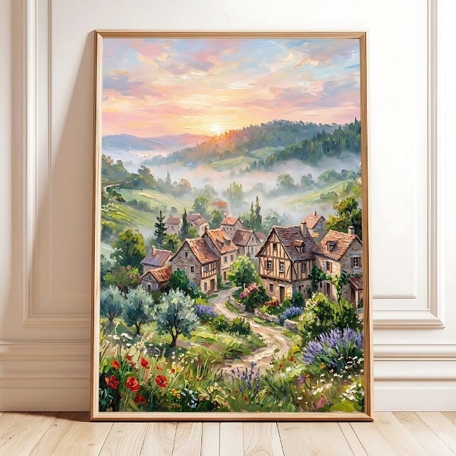 Frühlingslandschaft Impressionistische Wandkunst Poster (Von Creator hochgeladen)