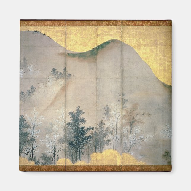 Frühlingslandschaft Magnet (Vorne)