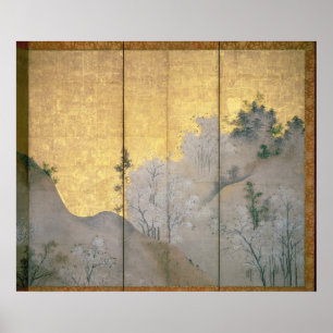 Frühlingslandschaft Poster