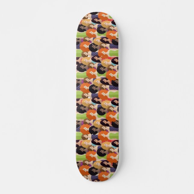 Frühlingsmädchen Skateboard (Vorne)