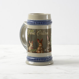 Frühlingsmagie mit Blüten und sonniges Glück Bierglas