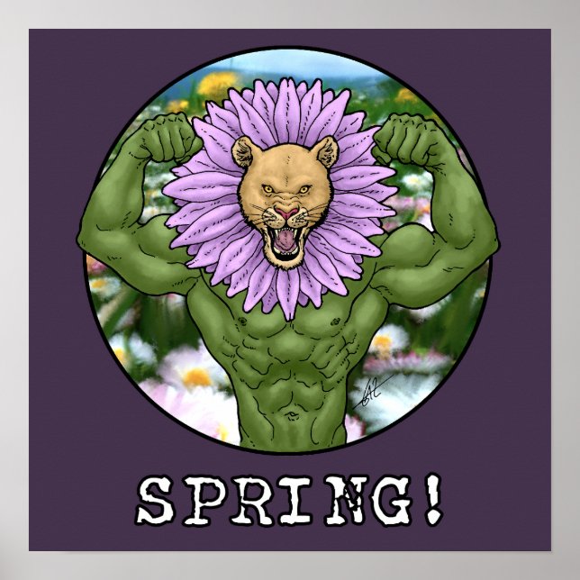 Frühlingsmast Poster (Vorne)