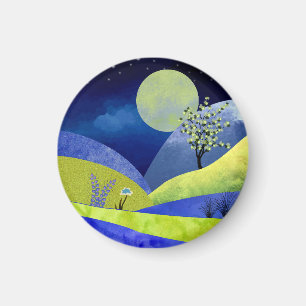 Frühlingsmond Magnet