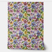 Frühlingsmrübgelbe, pastellgelbe lila Veilchen