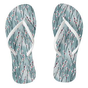 Frühlingsmuster Blossom Blumenmuster Flip Flops