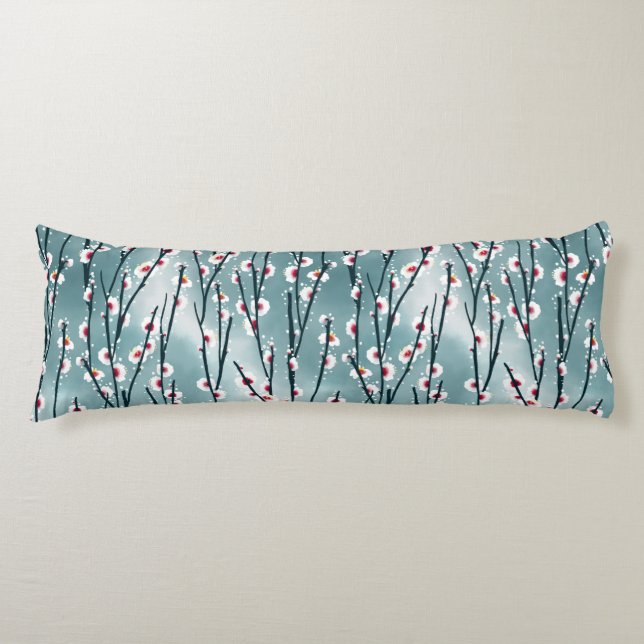 Frühlingsmuster Blossom Blumenmuster Seitenschläferkissen (Vorderseite)