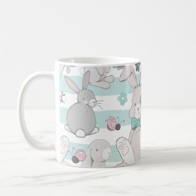 Frühlingsmuster Kaffeetasse (Links)