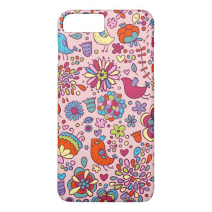Frühlingsmuster mit farbenfrohen Blumen Case-Mate iPhone Hülle
