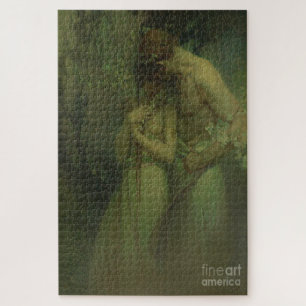 Frühlingsnacht von Alphonse Mucha Puzzle
