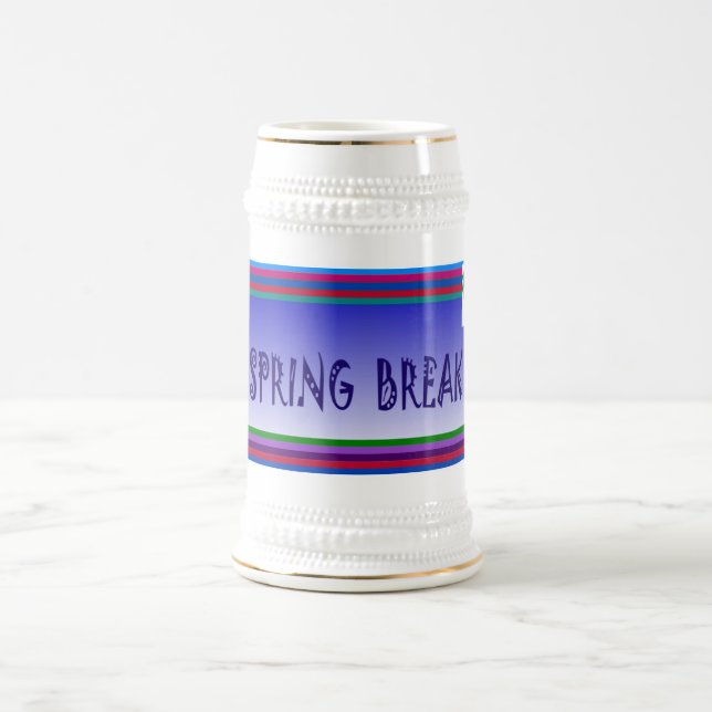 Frühlingspause & Palmenbaum - Bierglas (Mittel)