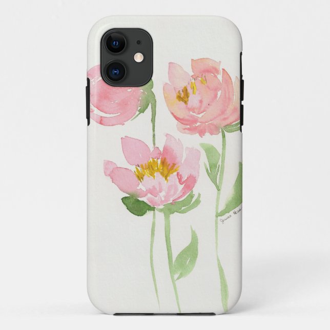 Frühlingspfingstrosen-Telefonkasten Case-Mate iPhone Hülle (Rückseite)