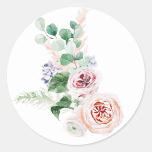 Frühlingspinner Klassischer Rundsticker Runder Aufkleber