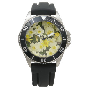Frühlingsprirosen Armbanduhr