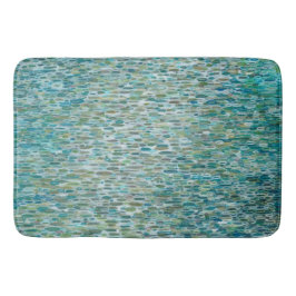 Frühlingsregen auf einer See-Badezimmer-Bad-Matte Badematte