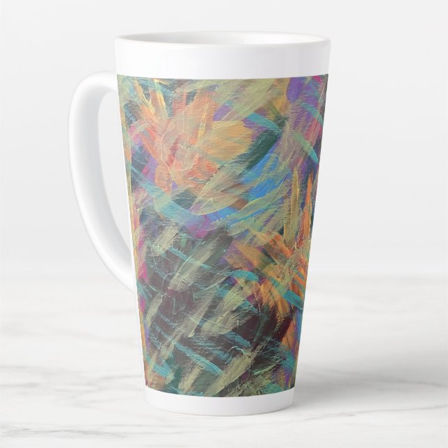 Frühlingsregen Latte Tasse (Linke Ecke)