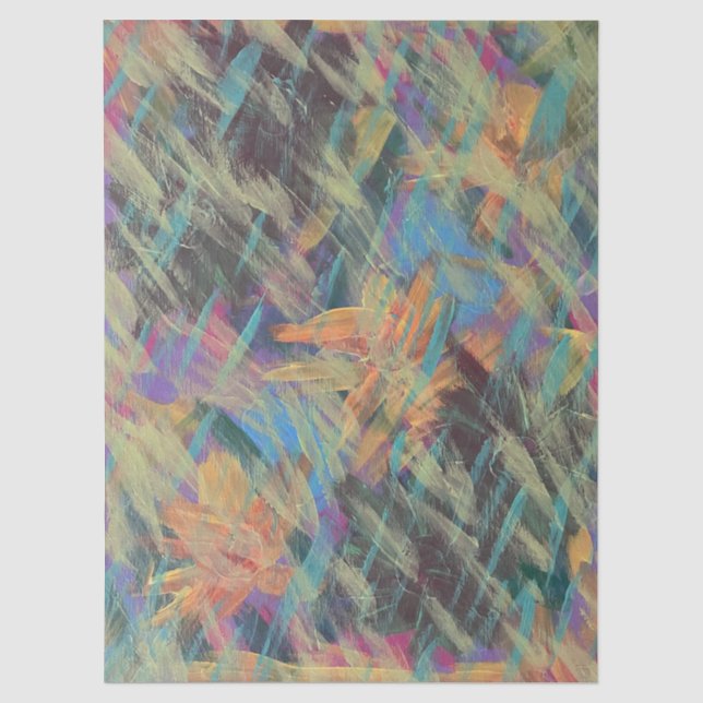 Frühlingsregen Tissue-Papier Seidenpapier (Vorderseite)