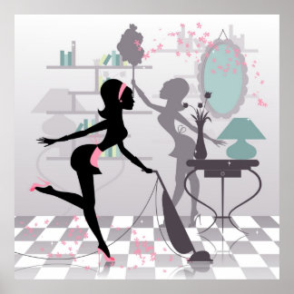 Frühlingsreinigung Poster