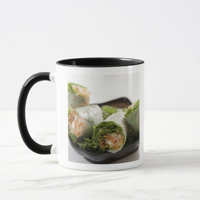 Frühlingsrollen mit Gemüse Tasse (Links)