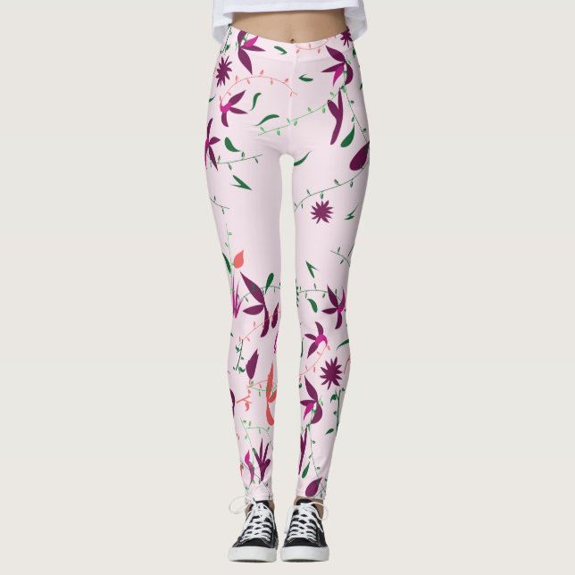 Frühlingsromane Leggings (Vorderseite)
