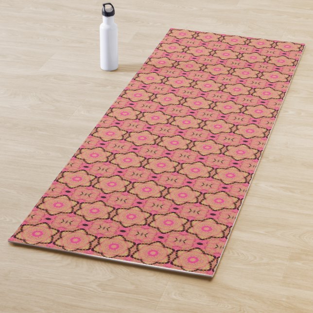 Frühlingsrosa Abstrakt Yogamatte (Beispiel)