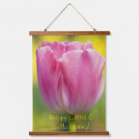 Frühlingsrosa Tulip-Tapisserien
