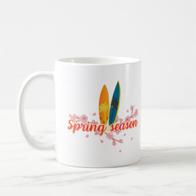 Frühlingssaison /Frühlingsfarben/Frühlingsferien T Kaffeetasse (Links)
