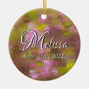 Frühlingssaison Pinks Abstrakt Baby Ornament