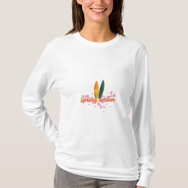 Frühlingssaison T - Shirt/Frühlingsfarben/Frühling T-Shirt (Vorderseite)