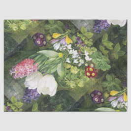 Frühlingssäule Botanisches Gewebe Seidenpapier