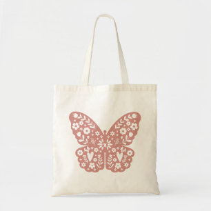 Frühlingsschmetterling, Volkskunst-Tasche Tragetasche