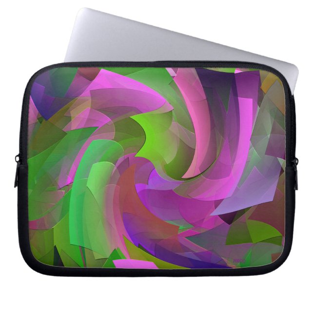 Frühlingsschwung...... Laptopschutzhülle (Vorderseite)