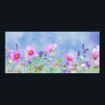 FrühlingsSky Poster<br><div class="desc">Das ist ein Foto wilder Blume,  die gegen einen schönen blauen Himmel blühen. Dieses Bild ist auf einer Vielzahl von anderen Produkten verfügbar,  klicken Sie einfach auf den Link unter dem Foto in der Nähe von 'Über dieses Design'.</div>