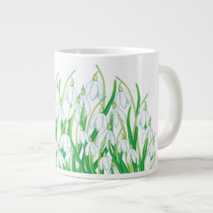 Frühlingssnowdrops Jumbo-Tasse