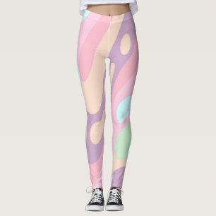 Frühlingssommer Pastell Leggings