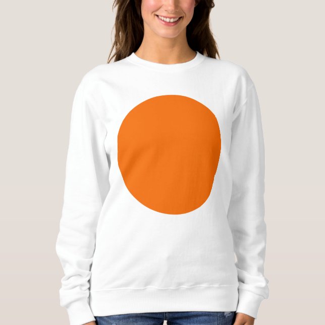 Frühlingssommerfarben Tangelo Sweatshirt (Vorderseite)